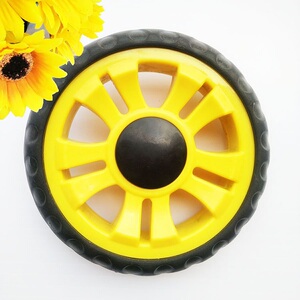 婴儿童手推车轮子t四轮小孩仿竹藤编椅轱辘宝宝伞车前后转万向