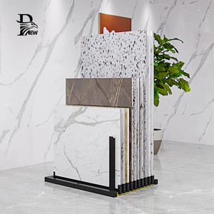 瓷砖展示架推拉大板地砖样品架岩板大理石货架调节抽拉通用款双面