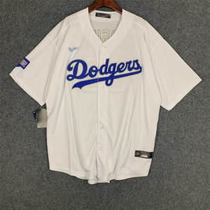 dodgers球衣道奇队棒球服嘻哈hiphop球衣短袖休闲运动夏季男女潮