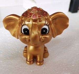 云南西双版纳纪念品大象单个手绘摆件包邮小礼品吉祥如意夜市招财