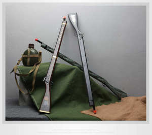 98k款砸炮枪外贸实木打响枪玩具枪左轮肯塔基怀旧老玩具影视道具