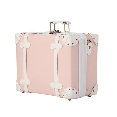 手工小型行李箱男女手提箱14寸化妆箱短途旅行箱皮箱超轻化妆包