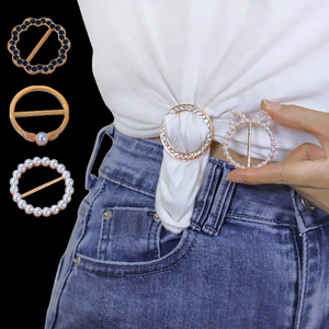 t恤衣角扣女衣服下摆打结扣打高档衬衫丝巾上衣收腰固定扣环神器