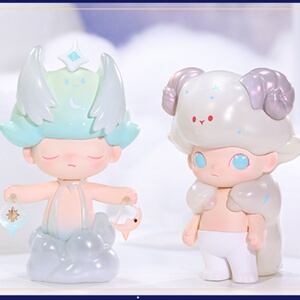 泡泡玛特dimoo十二星座系列水瓶座确认款盲盒一整套生日礼物手办1