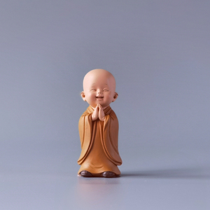 迷勒慧能小和尚摆件厅式禅x意装饰礼物客中房间礼品卧室家居桌面