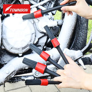 摩托车发动机清洗汽车美容内饰轮毂缝隙细节清洁刷子洗车刷工具