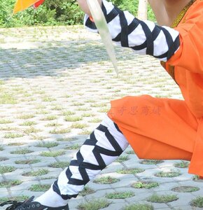 少林武僧职业武术装备多功能高弹武术表演袜套运动服绑腿tb08