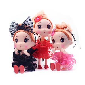 玩偶娃娃小号迷你小人偶娃娃玩具女孩3岁以上b洋娃娃布娃娃公仔儿