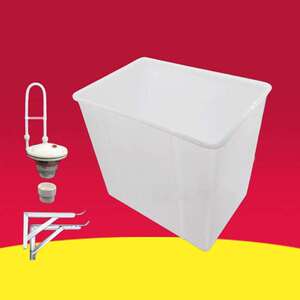 公共厕所虹吸式自动冲水箱沟槽式公厕塑料自动排水水箱40/50/70升