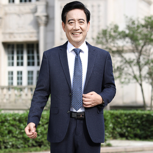 中老年男士西服套装喜爸爸婚宴结婚礼服西装父亲宽松大码商务正装