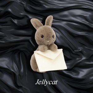 现货Jellycat信使兔子信封小兔柔软可爱安抚毛绒玩具玩偶公仔礼物