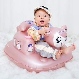 婴儿学座椅宝宝学坐椅四个月学做沙发防摔6个月卡通防侧翻靠背椅