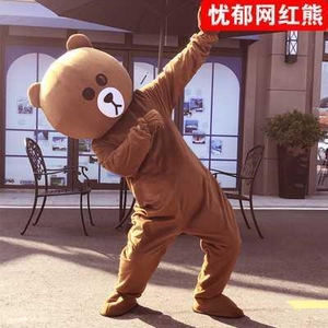 能穿的熊衣熊外套全身传单网红人偶服装卡通网红重熊衣大熊衣服发