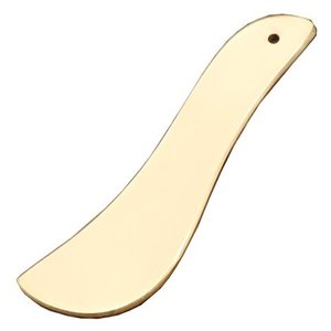 纯黄铜虎符v刮痧板砭全身通用家用背部面部脸部f腿部刮沙板片.