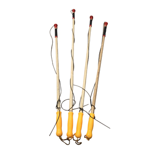 陀螺耐子鞭杆减震头健身鞭子鞭磨防e撕裂黄皮白蜡木质杆鞭子成人