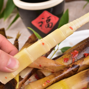 浙江安吉食品特产山芽芽手剥笋嫩笋尖开袋即食竹笋干原味泡椒香辣