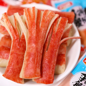 力诚手撕蟹柳蟹味棒蟹腿肉蟹棒原味即食螃蟹小零食