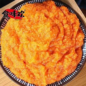 蟹黄酱黄油纯蟹黄拌面条