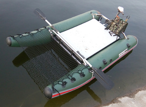 自制钓鱼船 便携式图片