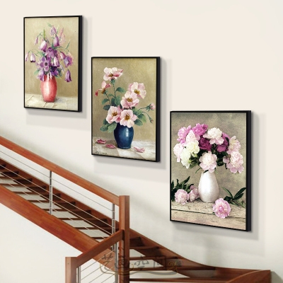 i楼梯间墙面挂画过道走道装饰画幼儿园复l式楼楼道墙上壁画三2022