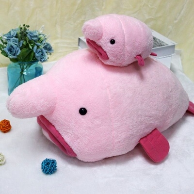 高品质新款丑萌水滴鱼毛绒玩具公仔个抱枕小丑鱼动物玩偶儿童礼物
