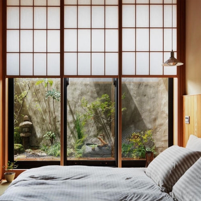 新和格门窗日式窗户日式室子门窗日式雪j见窗原木民宿客窗文艺栈