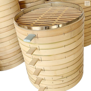 竹编蒸笼制品蒸架大锅农村用大尺寸老式木蒸扣肉的竹子家用大号