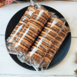 60青发食品专营店天猫康元巧克力味朱古力夹心80后怀旧小时候饼干