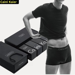 猫人官方ck男士内裤男生平角裤纯棉裆透气四角底裤冰丝宽松抗菌短