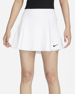 Nike耐克夏季女子休闲网球高腰运动半身裙印花速干短裙DX1422-100