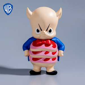 华纳正版乐一通艺术家合作款chino猪小弟搪胶公仔潮玩摆件手办