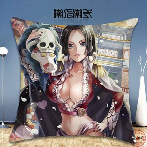 女帝抱枕海贼王汉库克娜美性感沙发汽车靠垫diy来图定制照片被子