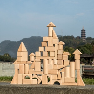 云和木制玩具积木