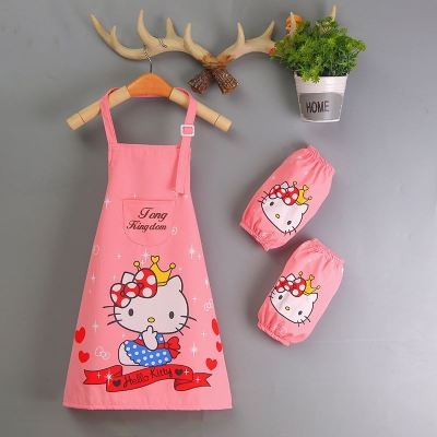 防水小s学生防污手工课围兜儿童围裙幼儿园i男童女童做家务反穿.