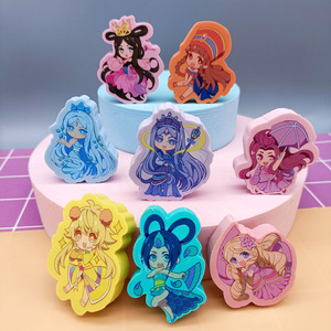 创意卡通造型橡皮擦叶罗丽q版小学生女生少女心公主可爱橡皮玩具