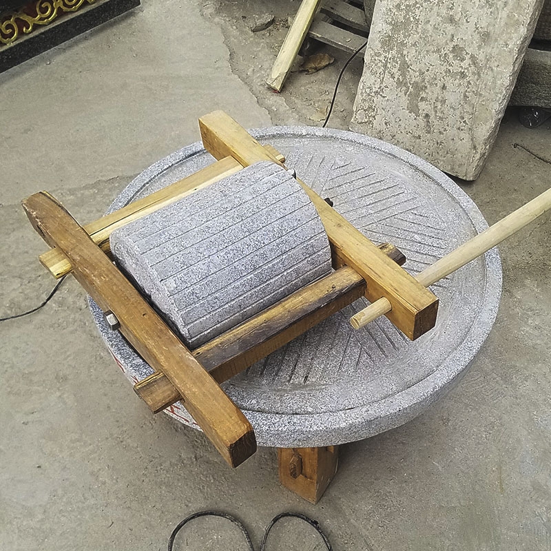 个了方百货店淘宝石磨老式磨子玉米碾n盘家用迷你小石磨小型手磨