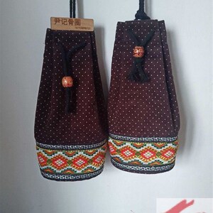 鹌鹑袋子圈布实木