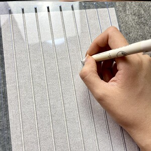 书法打格无痕神器专用刻度尺尺器毛笔画格子尺子考研定格小楷写字