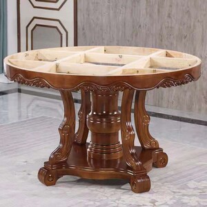 圆桌架子桌腿桌脚台脚支架实木餐桌支撑脚架通用型圆桌架