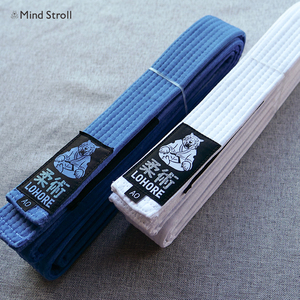 植物蓝染 柔术腰带 道带 bjj belt 巴西柔术蓝带 mind stroll