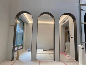 不锈钢圆弧门套圆形门套异形门套不锈钢定制门套弧形门套半圆窗套