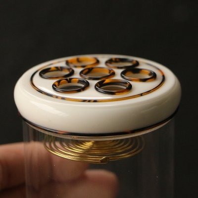 沪上海派名家g曹旭升本工精工制作有机材料蝈蝈罐鸣虫器具收藏虫