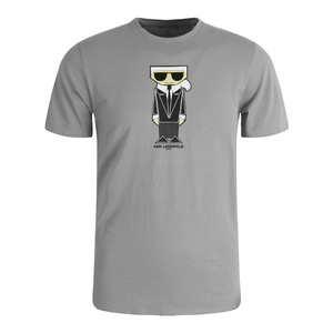 七妖代购karl lagerfeld卡尔老佛爷男士圆领短袖t恤潮牌保税直发