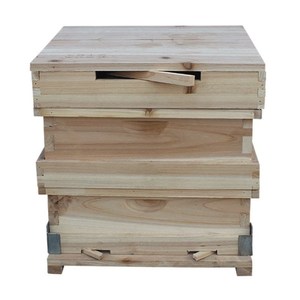 中蜂gn蜂箱全烘干全套龚凫羌杉木式蜜蜂蜂箱从化组装好带巢框包邮