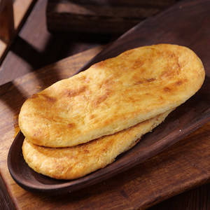 山西河曲特产红糖锅盔饼胡麻油现烤传统手工制作糕