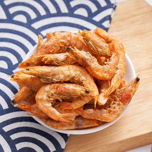 香酥脆脆虾海味零食即食碳烤脆皮虾原味