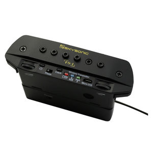 天音无线拾音器fs1民谣吉他音孔拾音器免开孔无线传输freestylef.