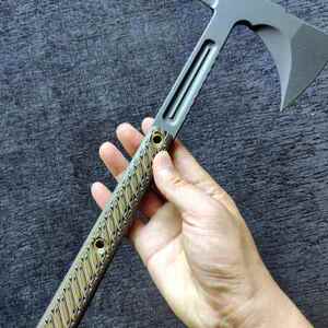 百浓psrk战术斧 rmj斩斧复刻合金钢野外生存工具斧户外斧