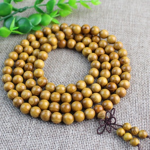 2021黄金檀木手串原木老料柘木金丝顺纹小孔2t.0佛珠108颗手链男