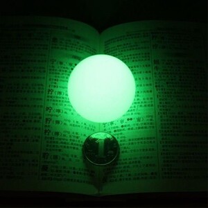 升级款包邮夜光石光滑蓝光高亮度夜明珠夜光球发光居家办公摆件